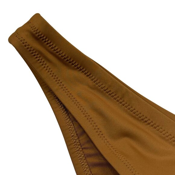 SKIMS Swim Cheeky Tanga Bottoms Almond 4X - Picture 6 of 13